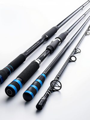 deluxe professional spinning rod set