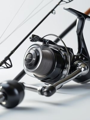 deluxe spinning rod reel set